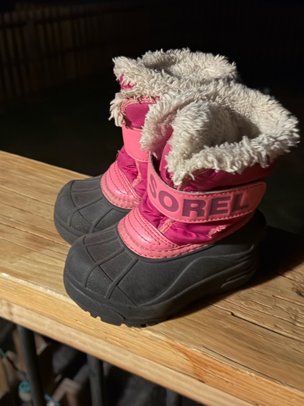Sorel Pink Kids' Faux-Fur Lined Winter Boots